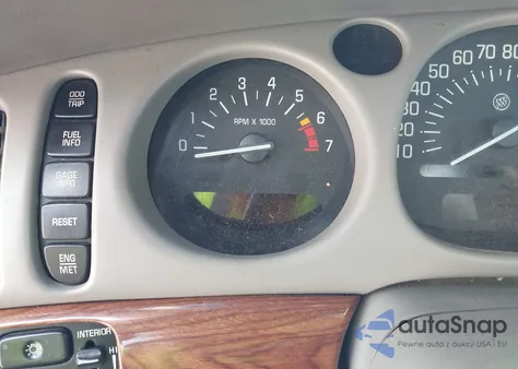 2002 Buick Lesabre Custom z USA, uszkodzony, nr VIN 1G4HP54K624137121